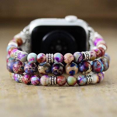 Lavender Apple WatchBeaded Band